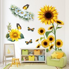 Large Sunflowers Wall Stickers