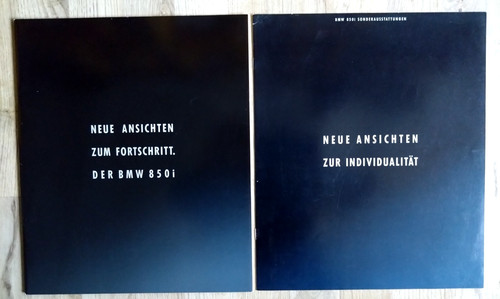 Bmw 8er 850i brochure - 850i, 2.1999