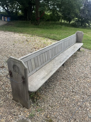 Oak church pews 13ft 2 - church,