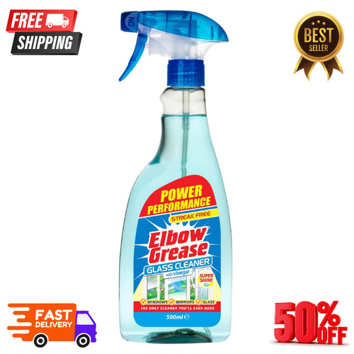 Elbow grease glass cleaner - elbow,