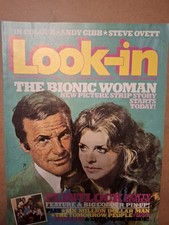 BIONIC WOMAN : LOOK IN Magazine 6 AUGUST 1977 SUPER CONDITION Flintlock LK821