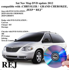 Sat Nav Map DVD update 2012 -compatible with CHRYSLER /  GRAND CHEROKEE,JEEP REJ