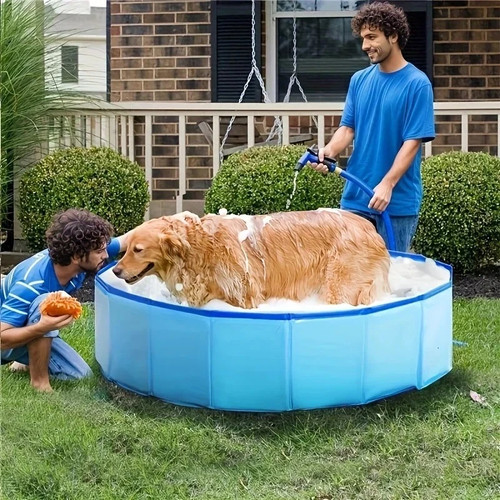 Large foldable dog swimming - foldable,
