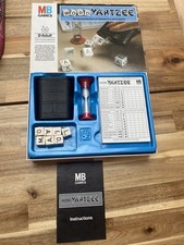 Vintage MB Games Word Yahtzee Board Game Complete Set