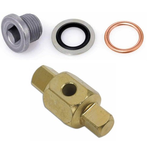 Sump plug tool for - sump, &