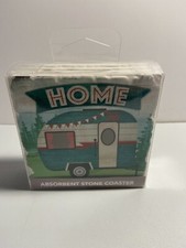 Teardrop Camper Stone Coasters