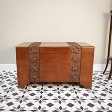 Camphor wood chest oriental