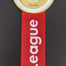 England Champions Medal 24/25 Clubs' Cup Football League Gold Medal for The Reds