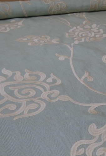 Metres green embroidered - metres,
