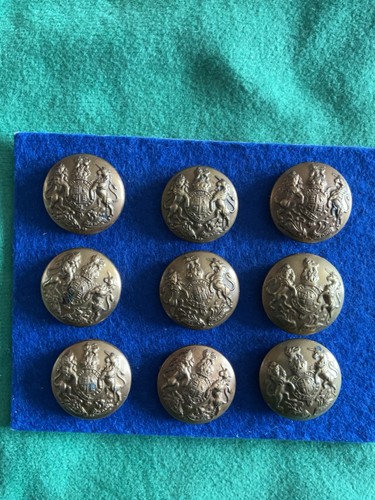 Military brass buttons 9 - military,