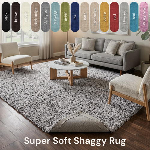 Thick large shaggy rugs - rugs, non