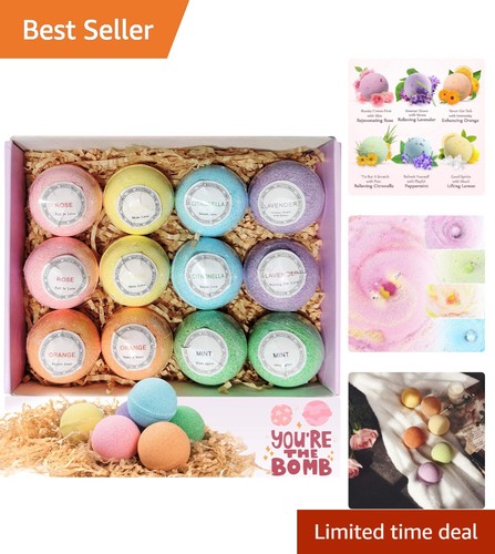 Relaxing bath bomb set 12 - relaxing,