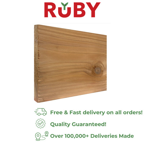 Cedar planed 145mm 19mm - cedar,