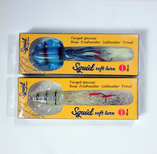 Soft squid fishing lures - soft,