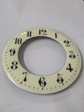 Vintage Enamel Clock Dial Or