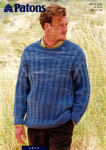 Vintage mens aran - vintage, jumper