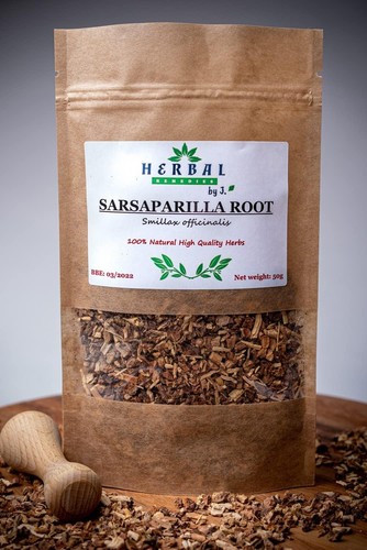 Sarsaparilla root tea dried - root,