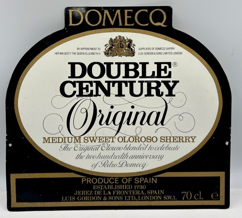 Vintage domecq double century - double,