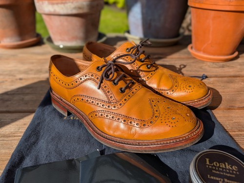 Loake edward brogues tan - loake, 'edward'