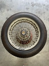 Wire wheel Dunlop racing tire 15x4 1/2 RW 3554  4 ∙ 50-15 Mg B or Jaguar