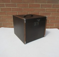 Vintage old wooden travelling trunk case chest storage box