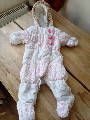 Next baby girls pink - pink, bows