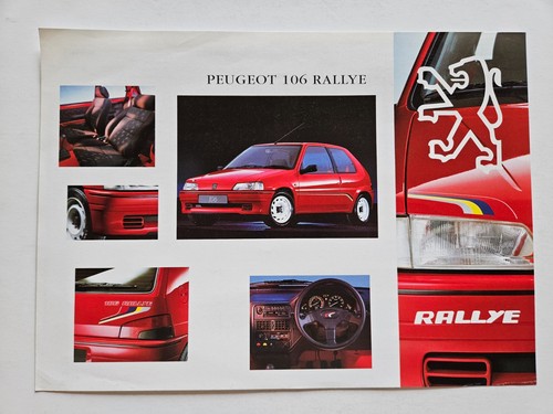 Peugeot 106 rallye - rallye, sales