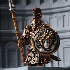 Spartan Warrior Figurine Magnetic Metal Toy Handcrafted Christmas Gift Idea