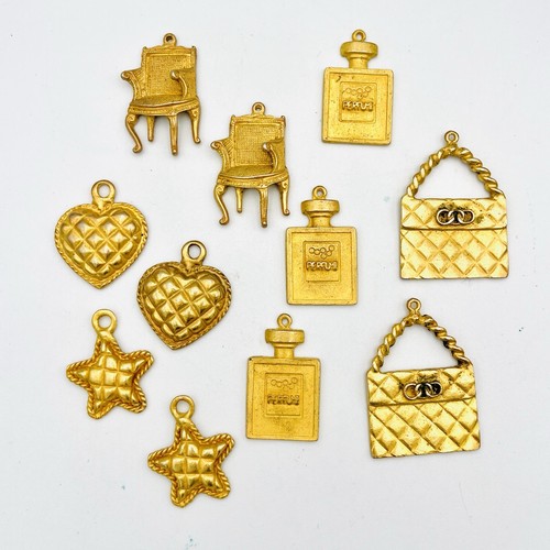 Charm lot gold french louis - charm,