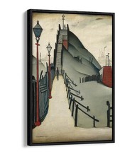 A FOOTBRIDGE, L..S. LOWRY -