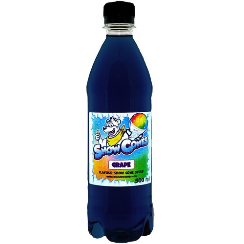 Snow cones syrup grape 500ml - ,
