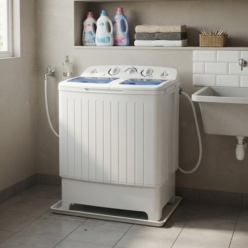 8kg portable twin tub washing - twin,