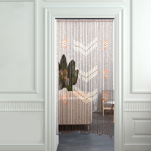 New wooden beaded bamboo - bamboo, door