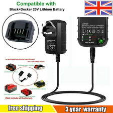 Battery Charger Lithium-Ion Replacement for Black & Decker LBXR20 14.4V/18V/20V