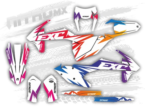 Graphics kit fits - graphics, ktm