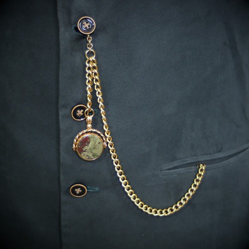 Gold plated pocket watch - gold,