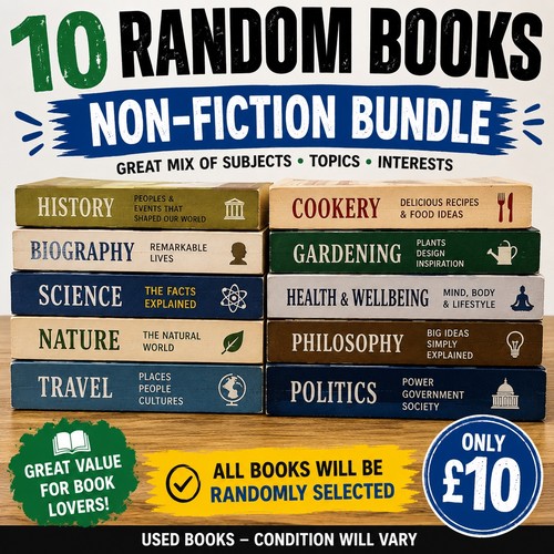 Random non fiction books - random,