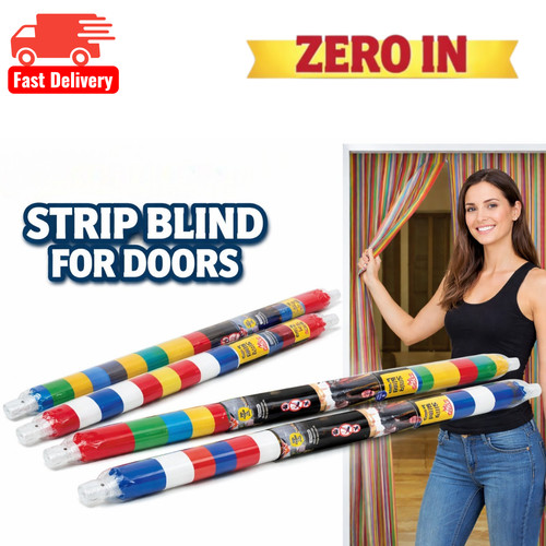 Coloured pvc strip blind fly - coloured,