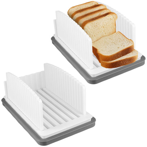 Adjustable bread slicer with - bread,