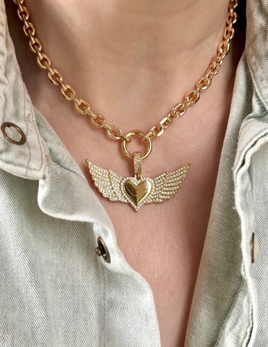 Chunky chain choker with - chunky,