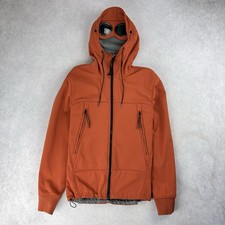 CP Company Soft Shell Goggle Jacket Medium Coat Orange 5742