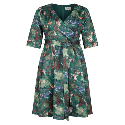 Fairy print swing dress - fairy,