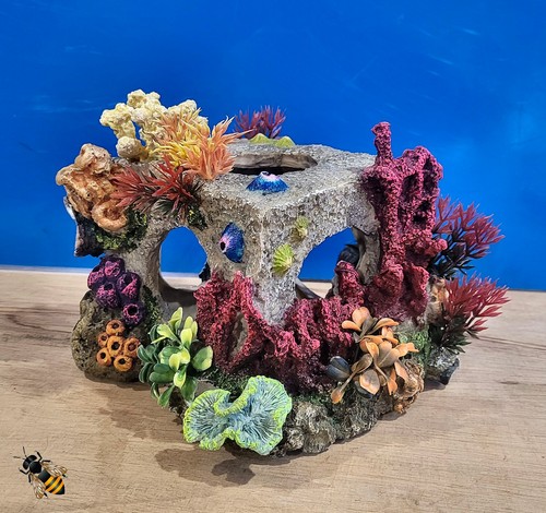 Coral aquarium ornament rock - coral,