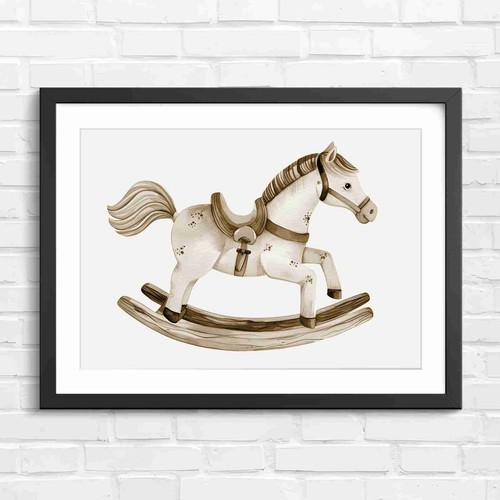 Whimsical vintage rocking - whimsical,