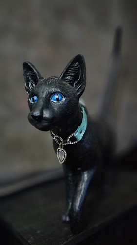 Vintage life size black heavy - black,