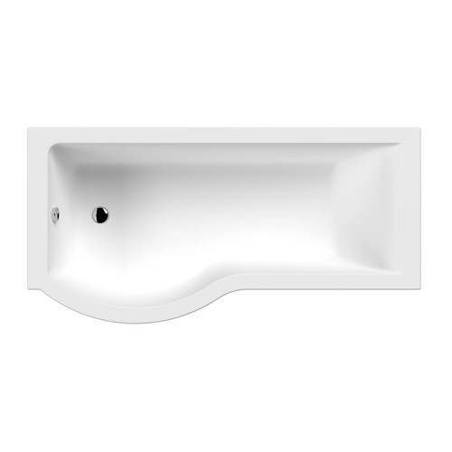 Shaped shower bath lh - p,