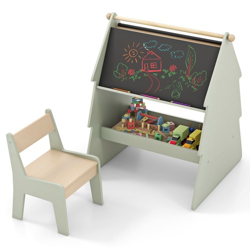 Chic kids art easel - art,