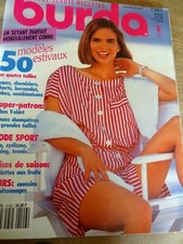 MAGAZINE BURDA VINTAGE JUPES BLOUSES SHORT BERMUDA ROBES COMBI ETC JUIN 1991 