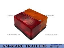 Britax Square 9089 Rear Combination Lights Lamp for Ifor Williams Trailer P0669