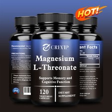 120pcs Magnesium L-Threonate 2000mg - Nootropic Brain Booster, Memory & Focus